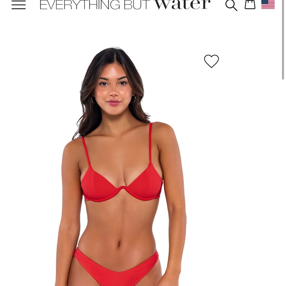 B.Swim Macie Underwire Bikini Top and Jaelyn Tie Side Brazilian Bikini Bottom